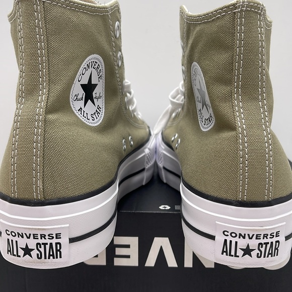 Converse WMNS CTAS LIFT HI
MOSSY SLOTH/WHITE/BLACK A07571F Platforms Sneakers - Picture 14 of 16